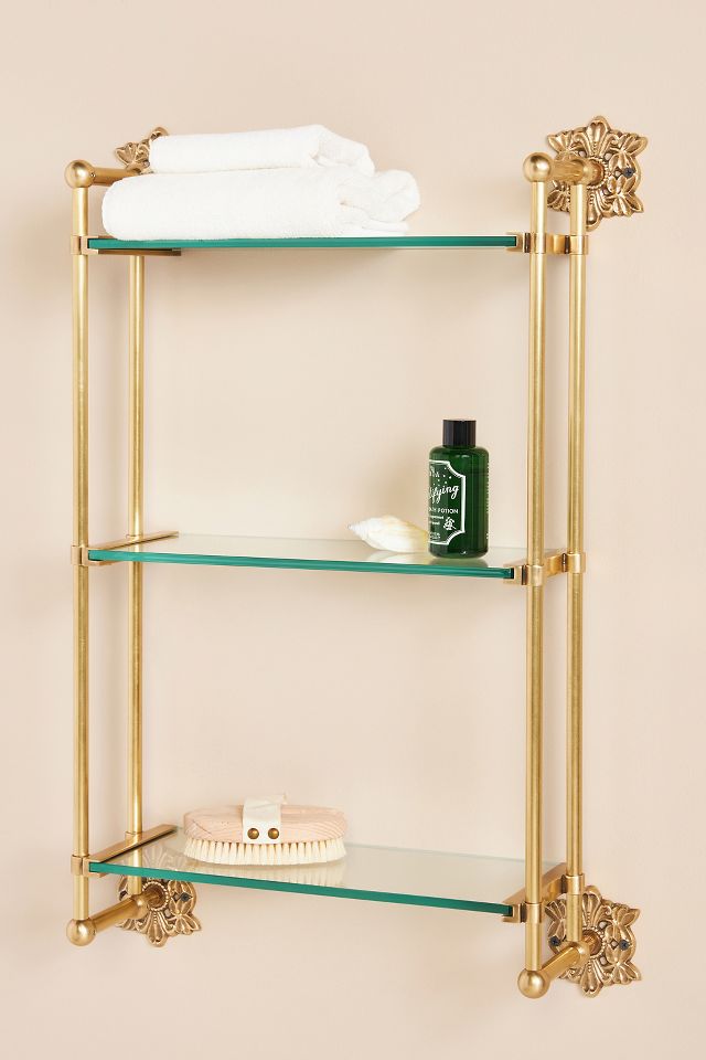 Primrose Bath Shelf by Anthropologie in Silver