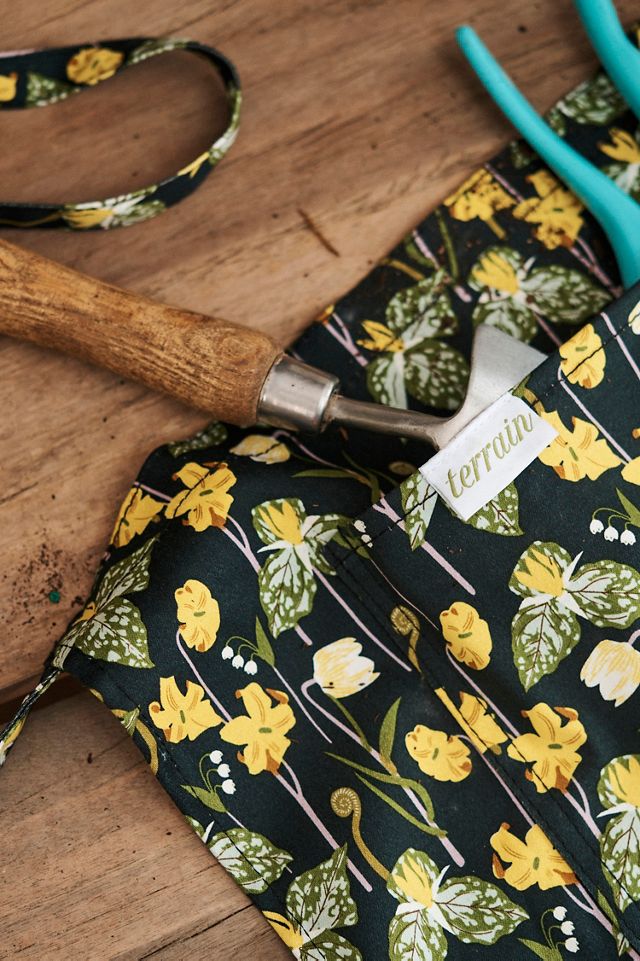Woodland Yellow Garden Half Apron #2