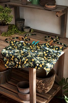 Woodland Yellow Garden Half Apron