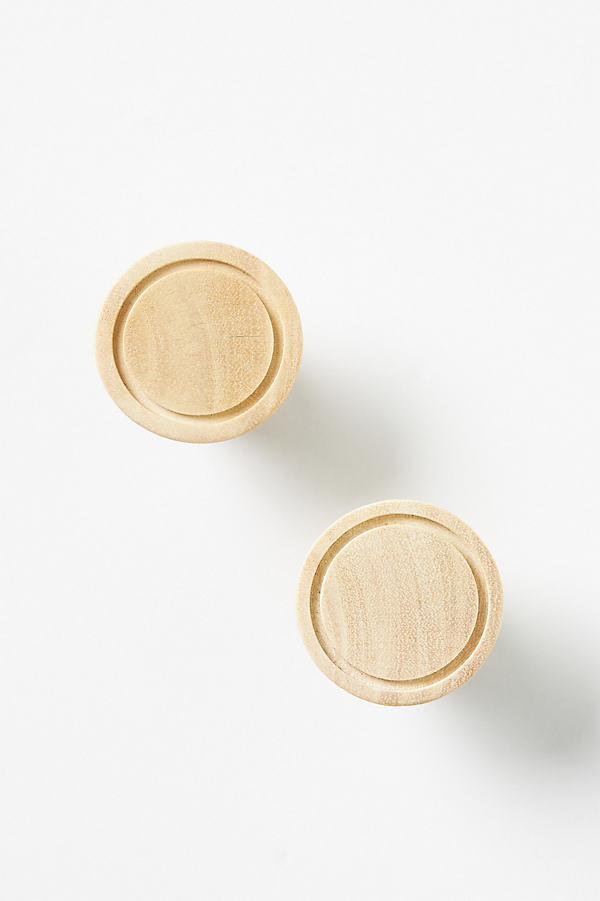 Sonali Wooden Knobs, Set of 2
