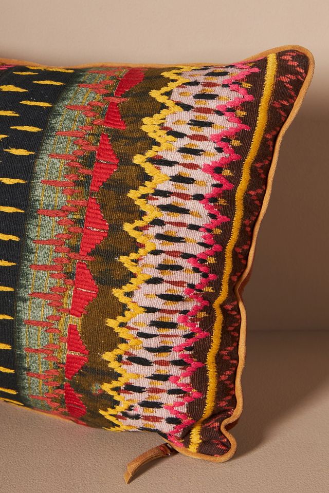 Embroidered Francesco Pillow #1
