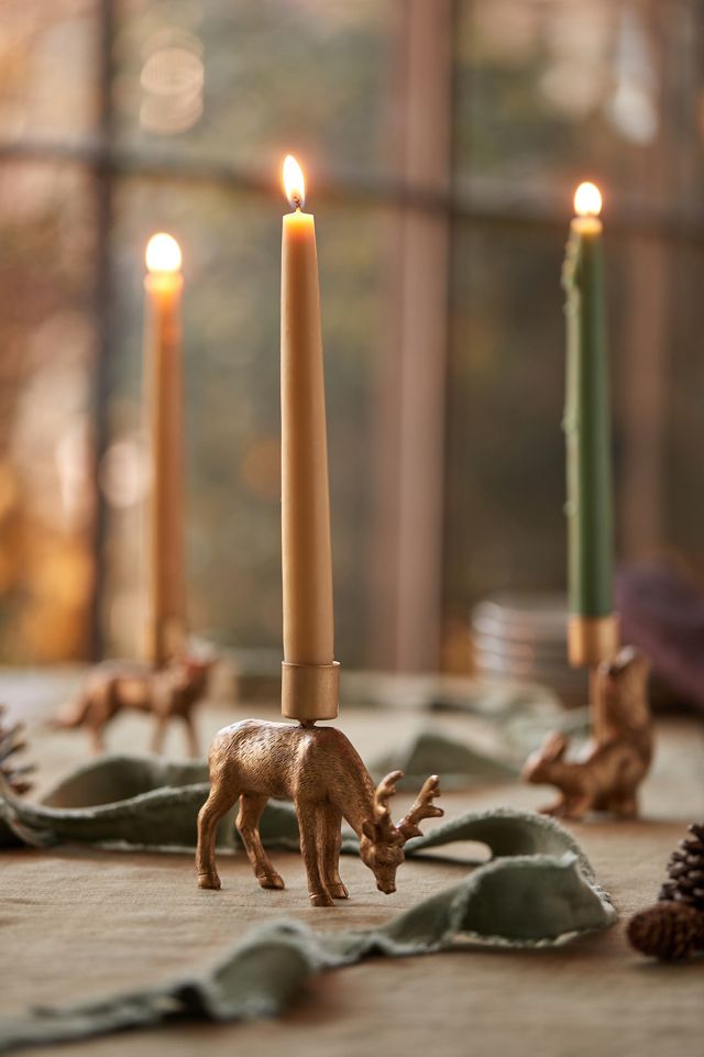 Woodland Squirrel Candlestick #1
