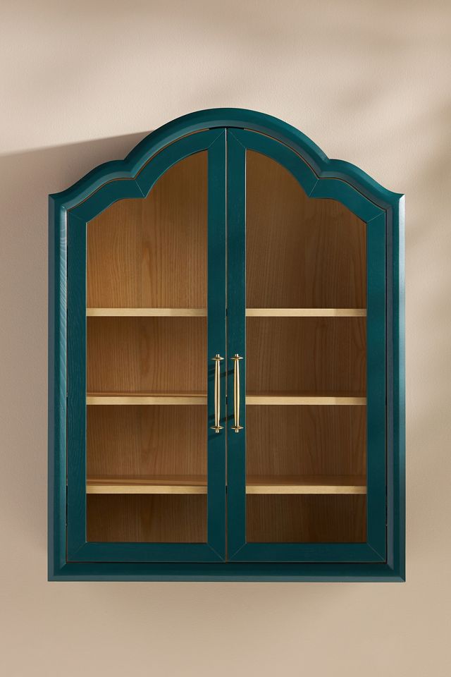 Livia Ash Wood Bathroom Wall Cabinet #1