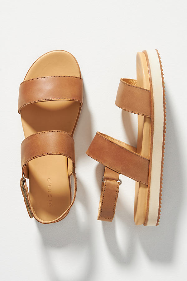 Nisolo Go-to Platform Sandals In Yellow
