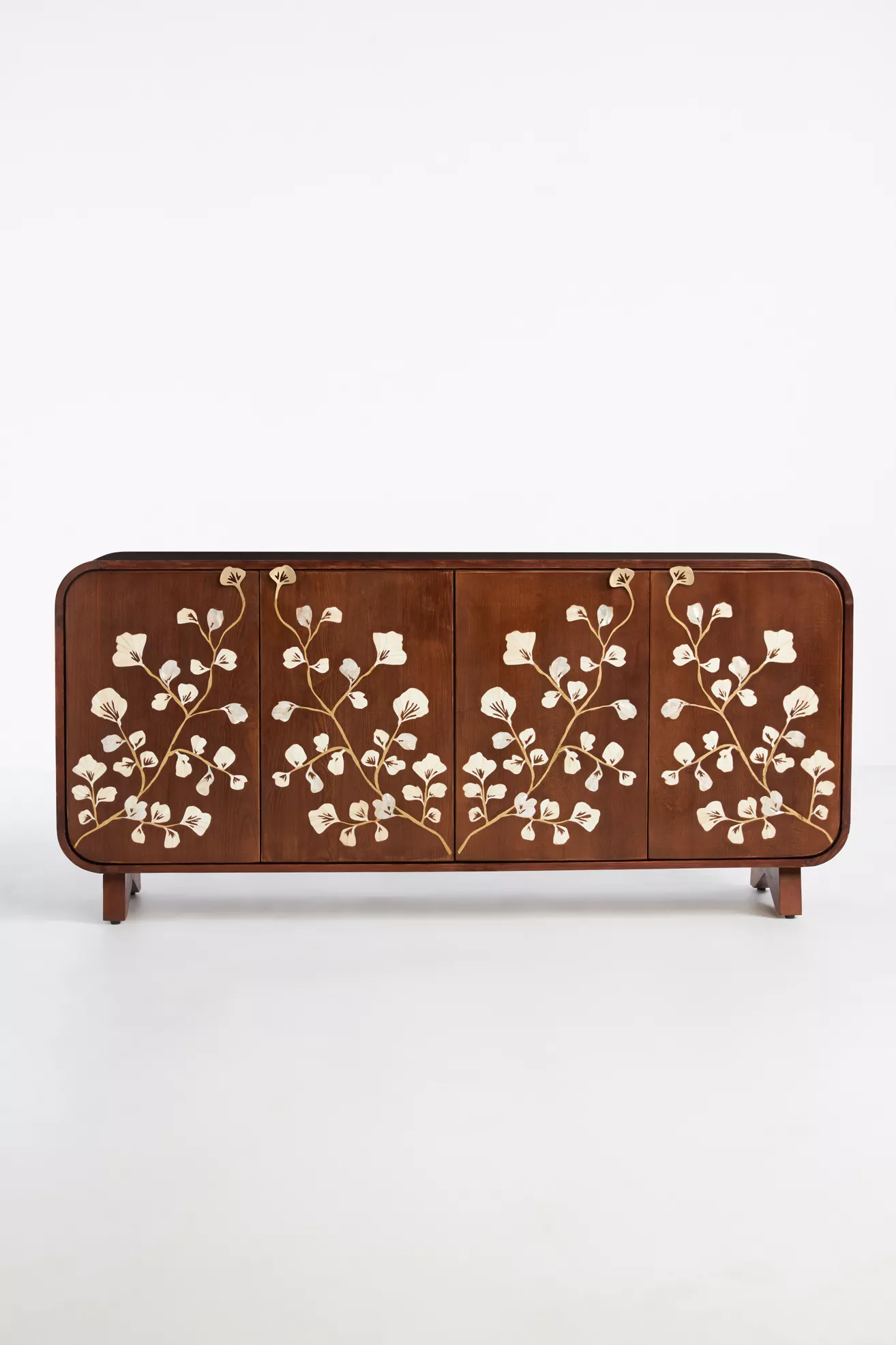 Toulouse Rectangular 70" Pearl Inlay Wood Sideboard | Anthropologie