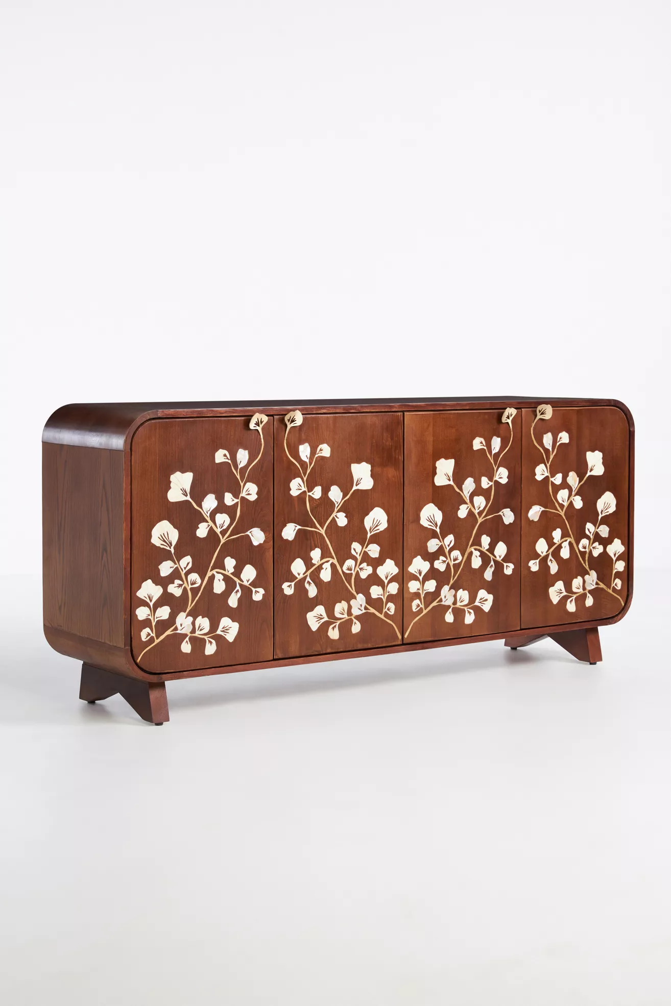 Toulouse Rectangular 70" Pearl Inlay Wood Sideboard | Anthropologie