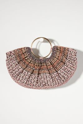 Anthropologie Embellished store Quilted Satchel