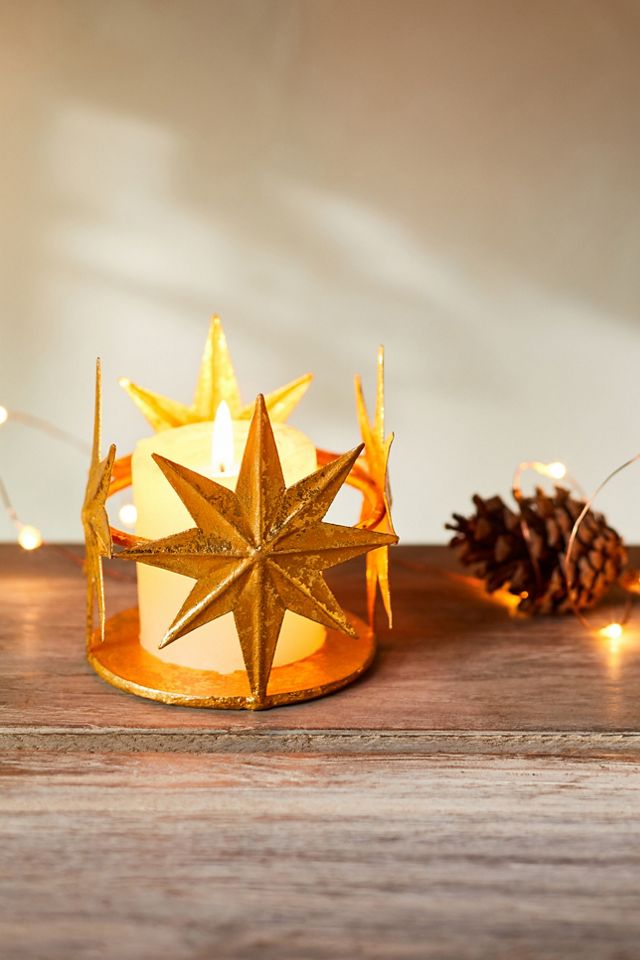 Starry Embossed Iron Votive