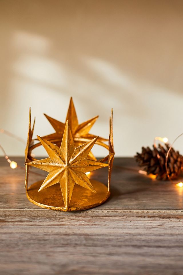 Starry Embossed Iron Votive #1