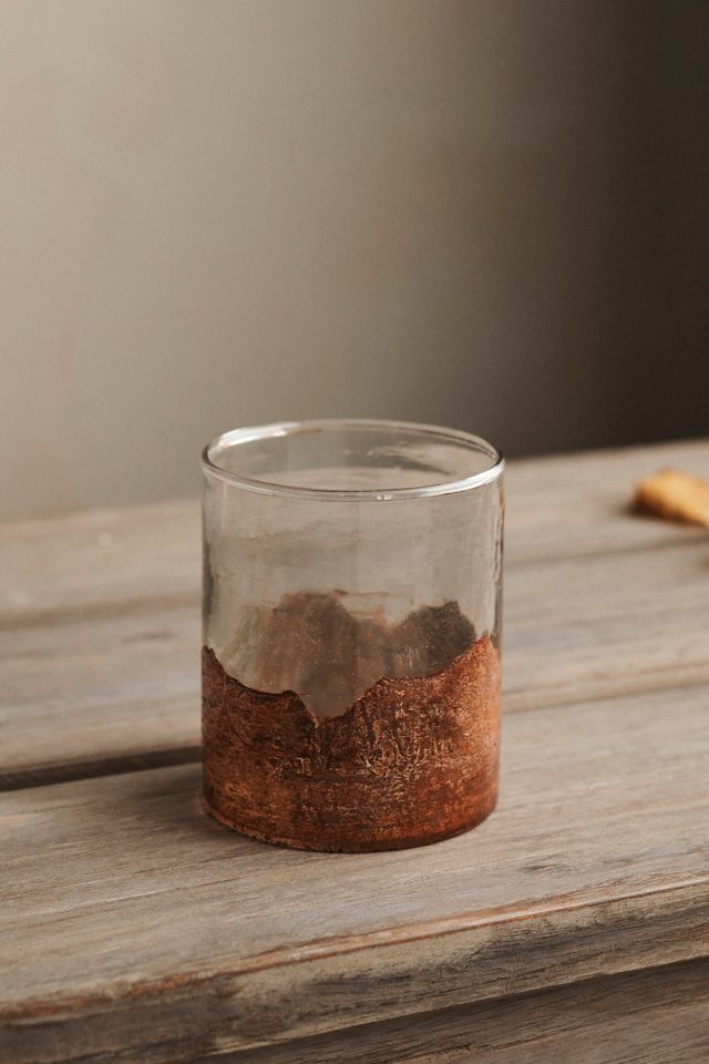 Coppery Dipped Glass Candle Holders, Set of 2 #7