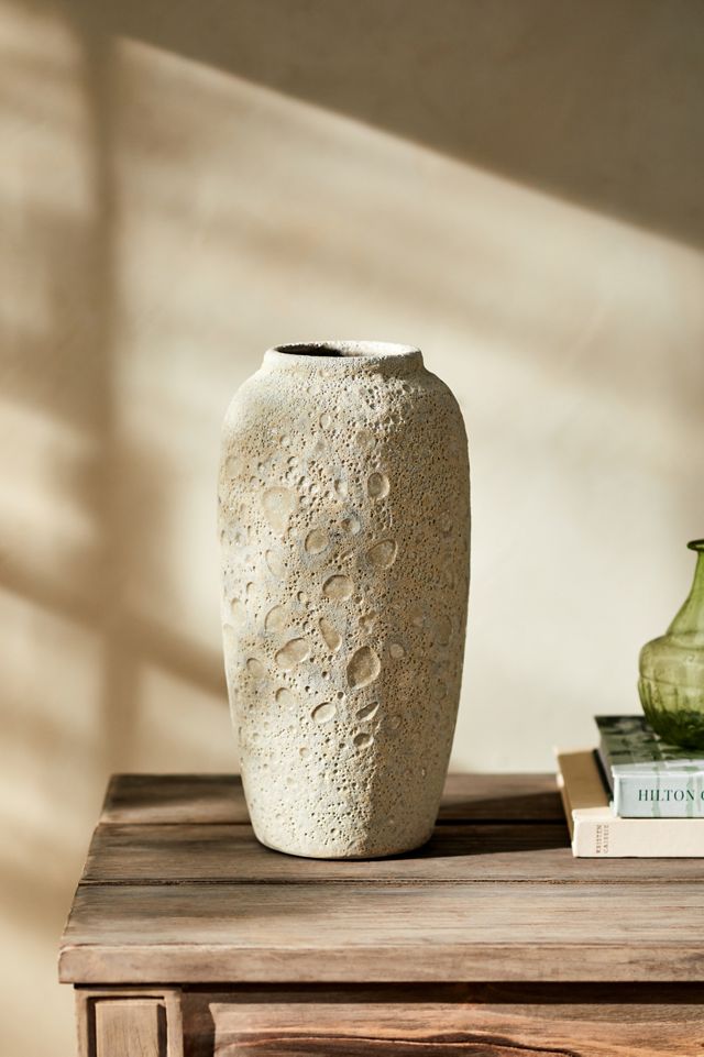 Textured Cream Vase #5