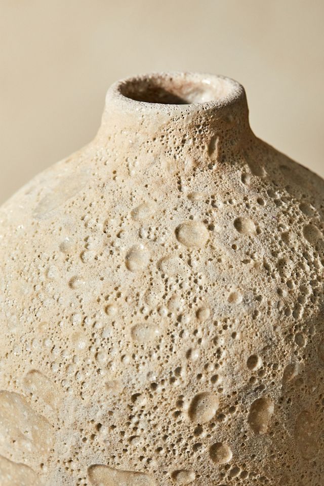 Textured Cream Vase #4