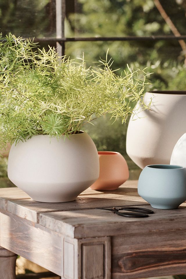 Angled Base Ceramic Planters, Set of 2 #3