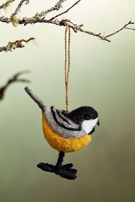 Terrain Woodland Bird Felt Ornament