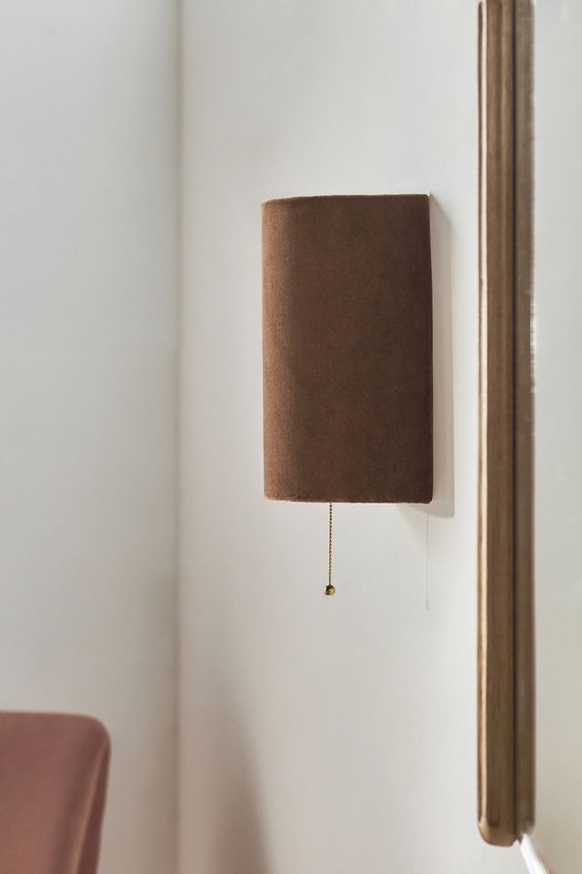 Lulu Velvet Sconce Wall Light #1