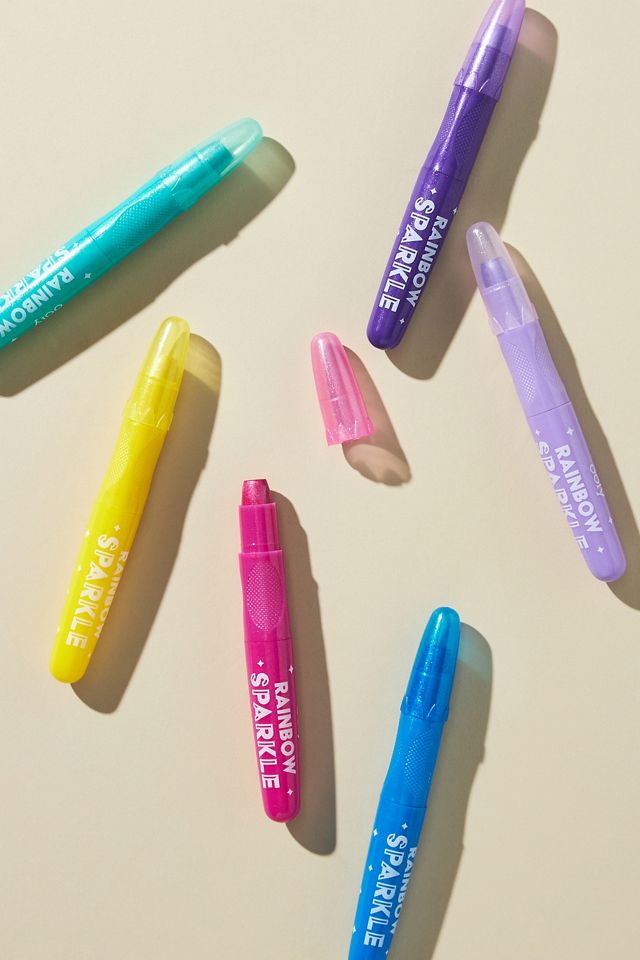Rainbow Sparkle Gel Crayons #1