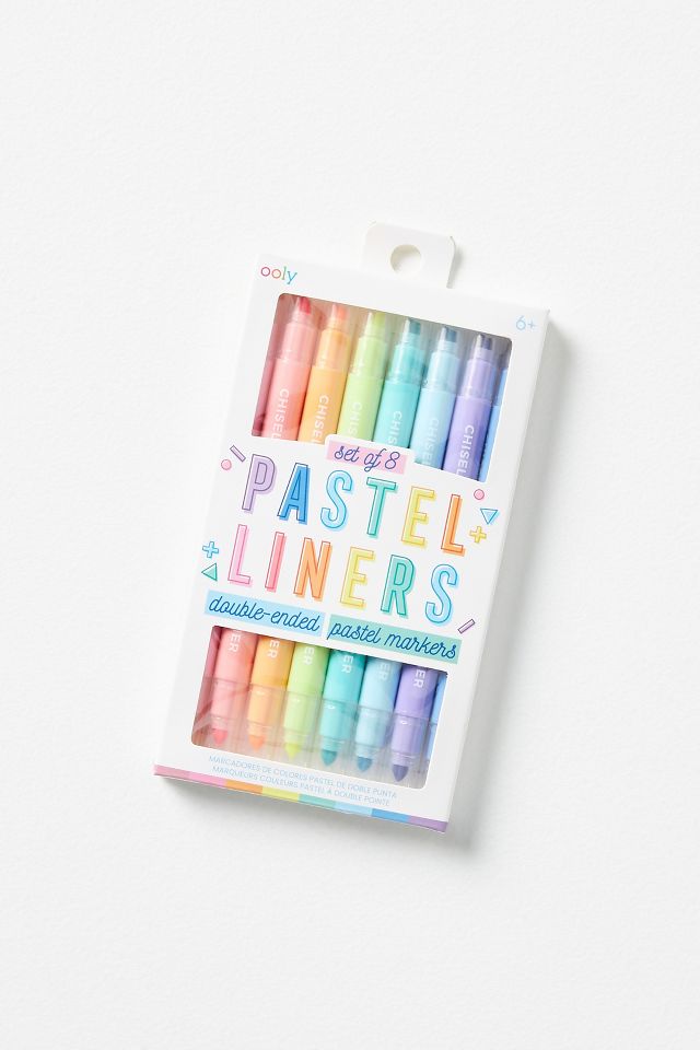 Ooly Pastel Liners Double Ended Markers