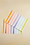 Rainbow Stripe Recycled Paper Placemats, Set of 24 #2
