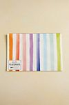 Rainbow Stripe Recycled Paper Placemats, Set of 24