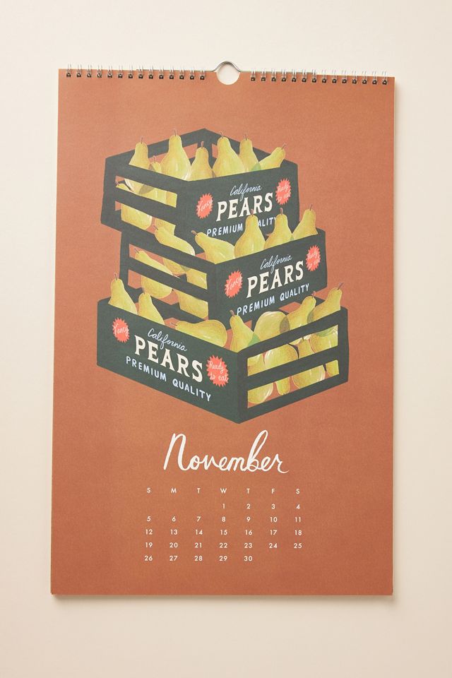 Rifle Paper Co. 2023 Fruit Stand Wall Calendar #2