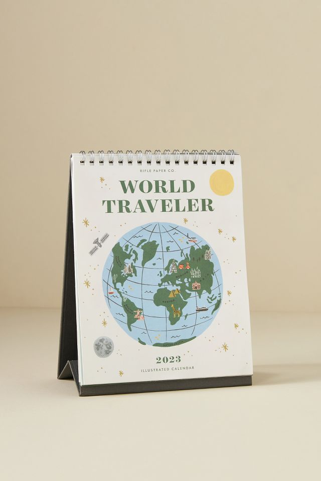 Calendrier de bureau 2023 voyages Rifle Paper Co. | Anthropologie FR