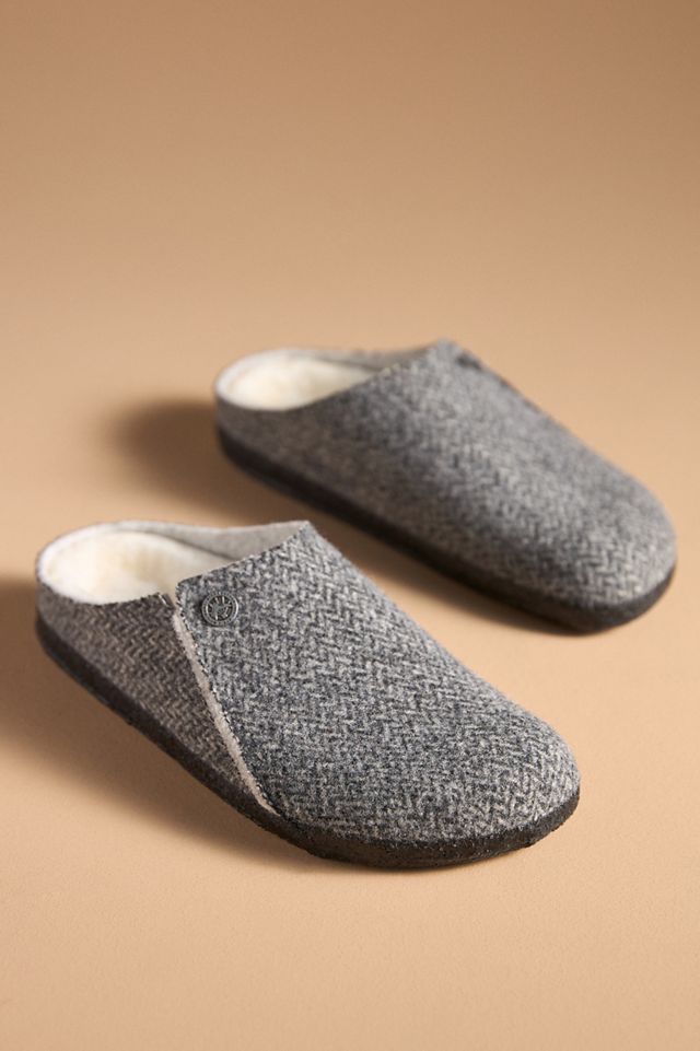 Birkenstock Zermatt Wool Felt Shearling Clogs #1