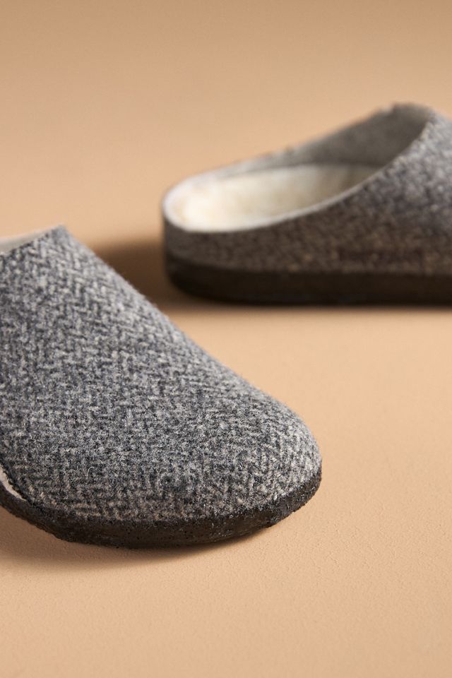 Birkenstock Zermatt Wool Felt Shearling Clogs #2