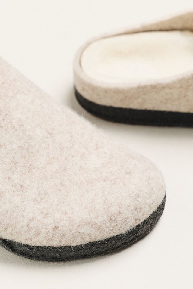 Birkenstock Zermatt Wool Felt Shearling Clogs #2