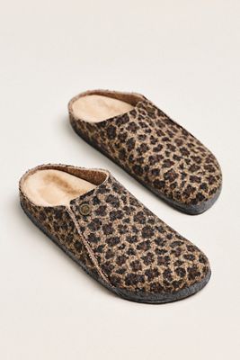 Birkenstock Zermatt Wool Felt Shearling Clogs