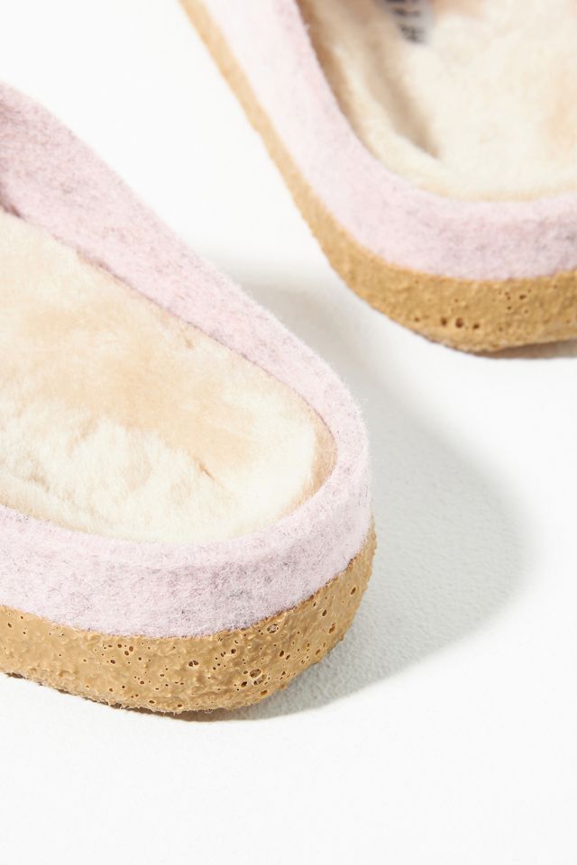 Birkenstock Zermatt Wool Felt Shearling Clogs #3