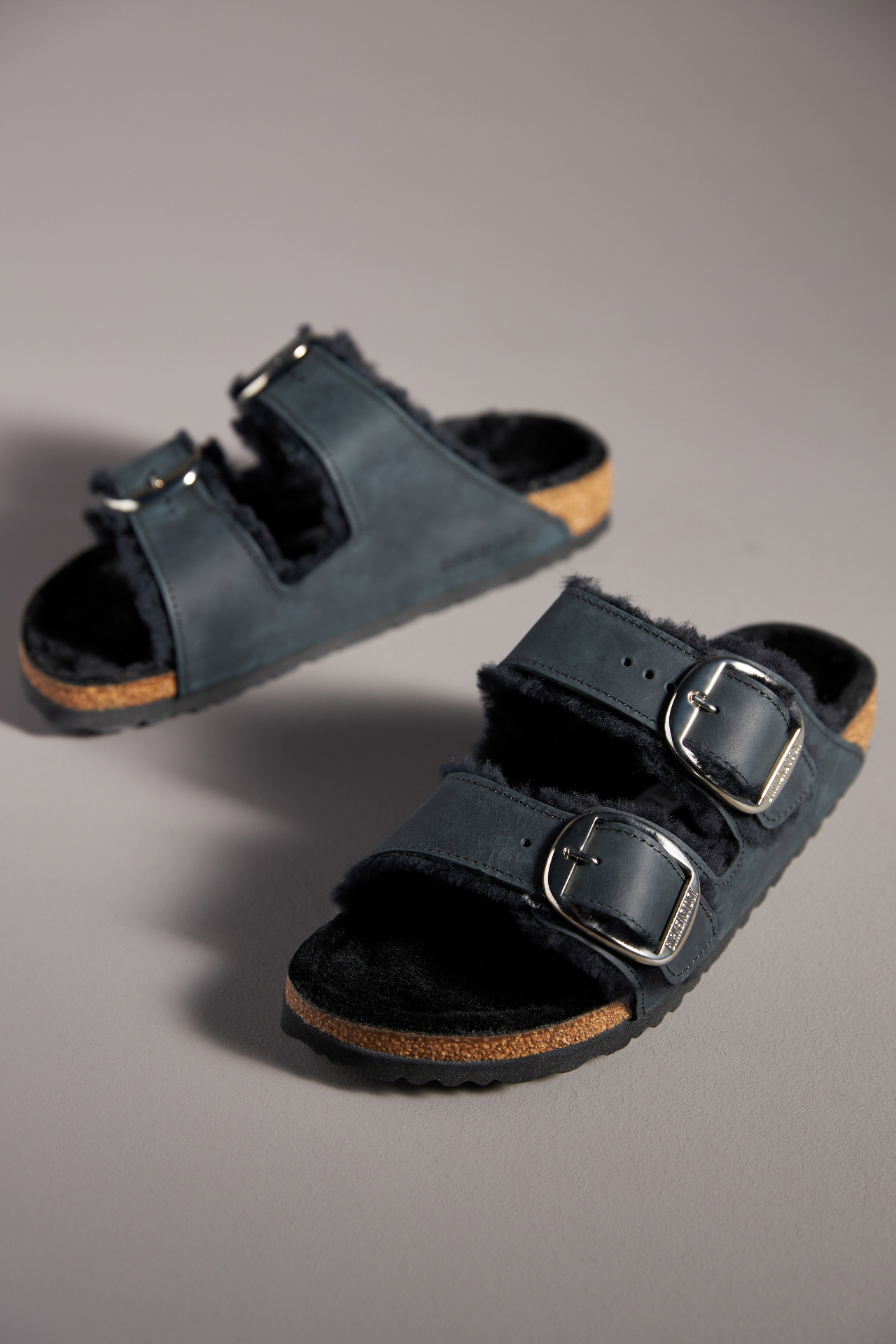 Birkenstock Arizona Big Buckle Shearling Sandals