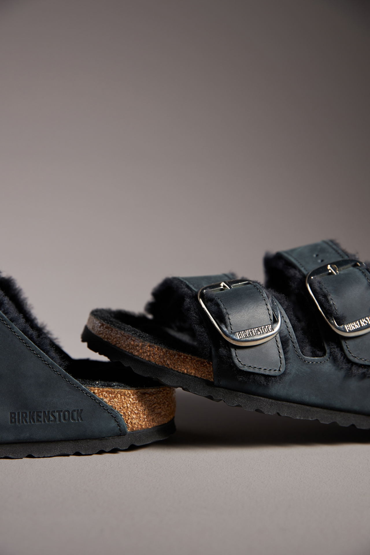 Birkenstock Arizona Big Buckle Shearling Sandals