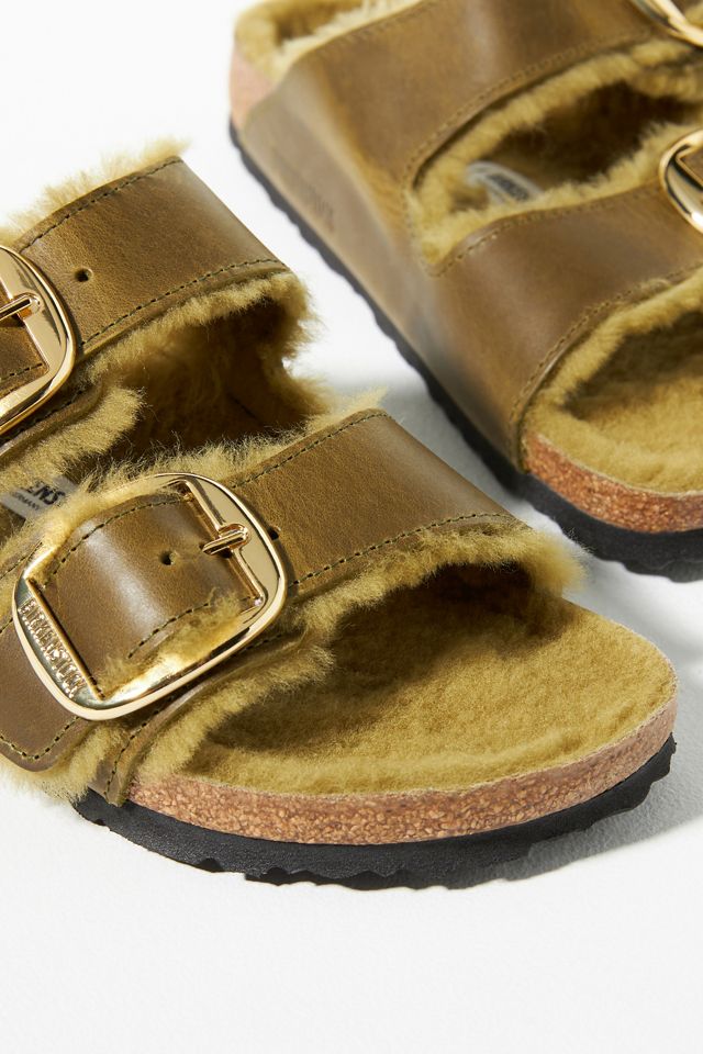 Birkenstock Arizona Big Buckle Shearling Sandals #2