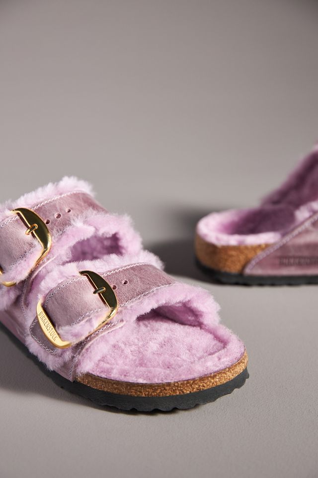 Birkenstock Arizona Big Buckle Shearling Sandals #2