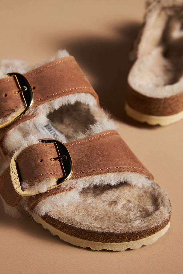 Birkenstock Arizona Big Buckle Shearling Sandals #2