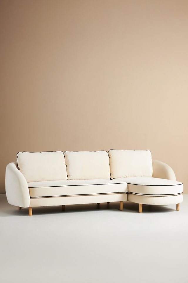 Harlow Contrast Piping Sectional #2