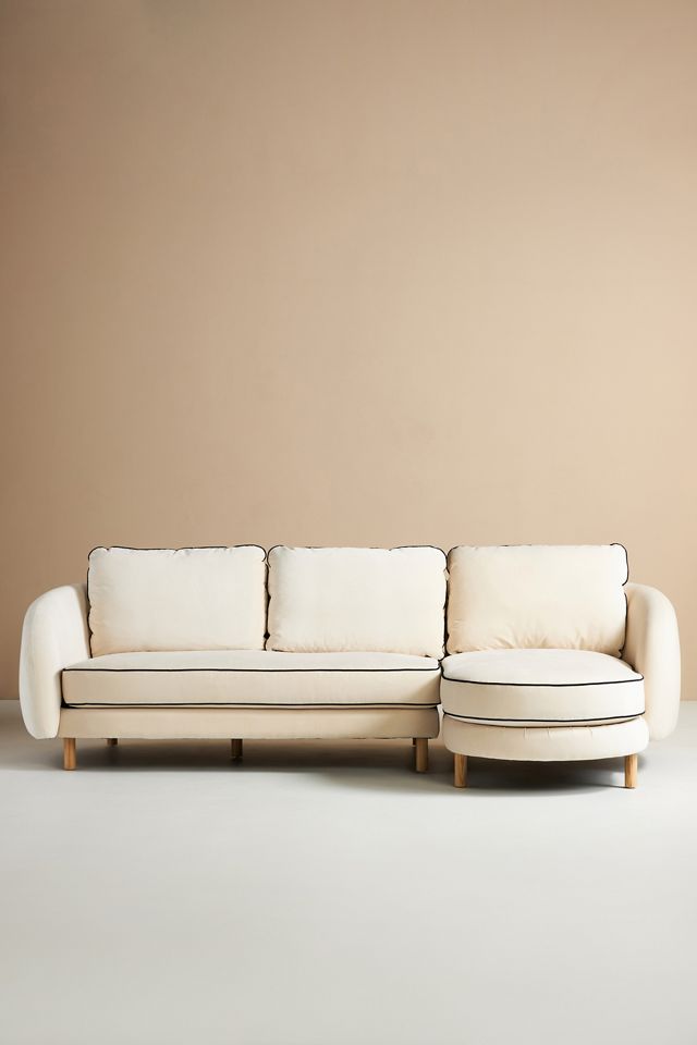 Harlow Contrast Piping Sectional #1