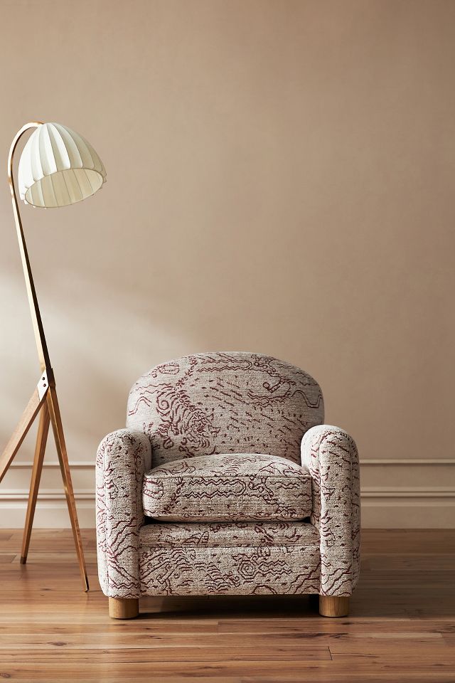 Olivier Jacquard Club Chair