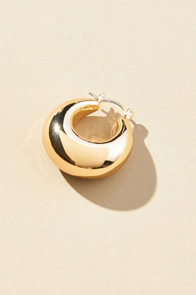 Tight Chunky Huggie Earrings #1