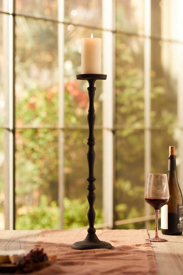Footed Pillar Candle Holder #1