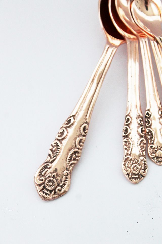 Coppermill Kitchen Vintage Inspired Measuring Spoons Embossed #1