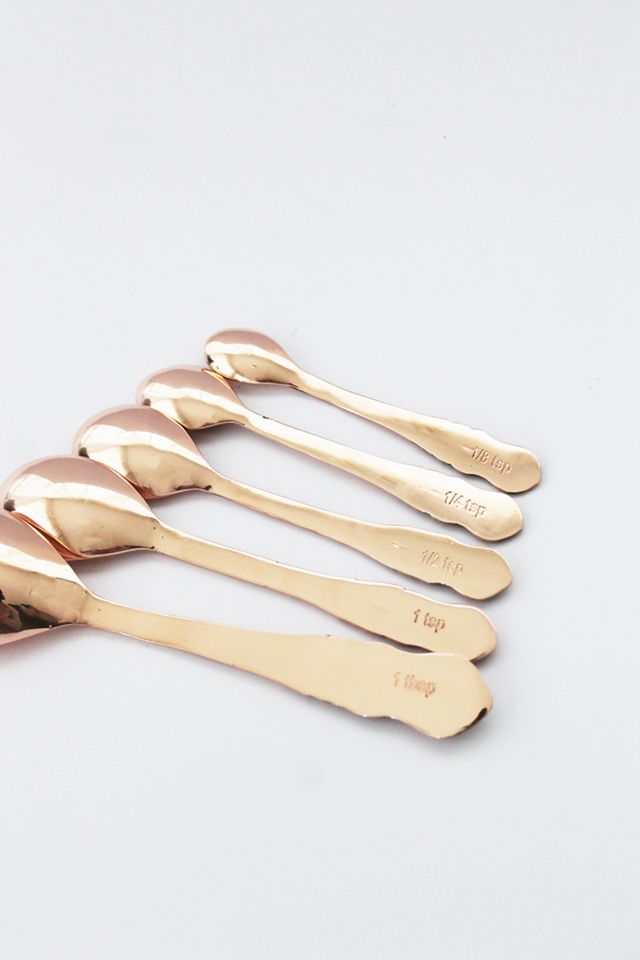 Coppermill Kitchen Vintage Inspired Measuring Spoons Embossed #3