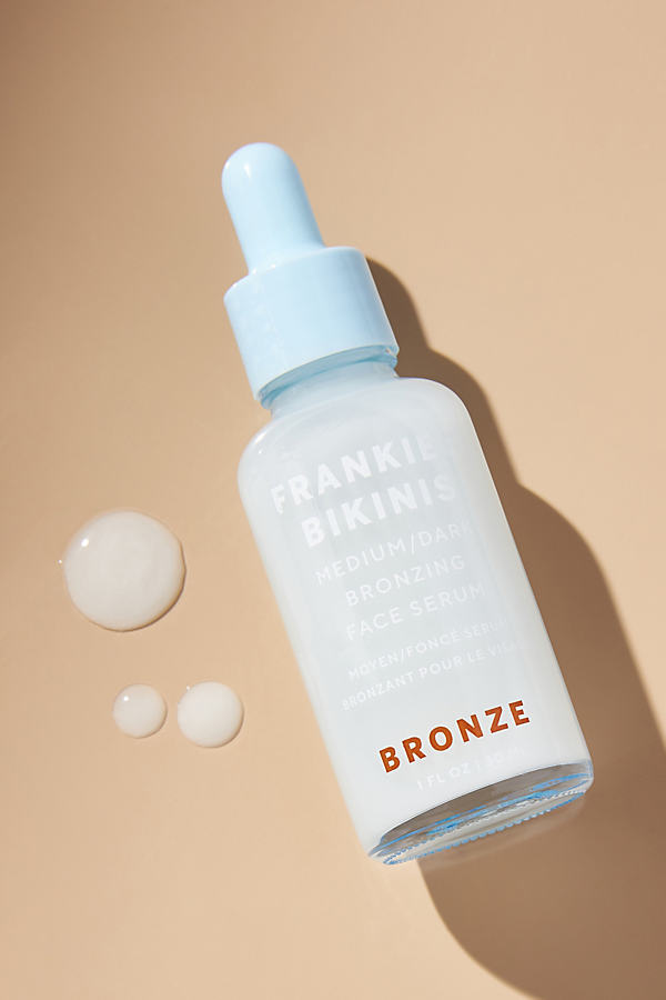 Frankies Bikinis Vegan Bronzing Facial Self Tanning Serum In Blue
