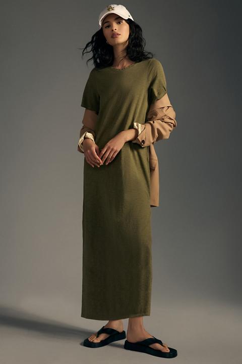 Daily Practice by Anthropologie Side-Slit Maxi Dress