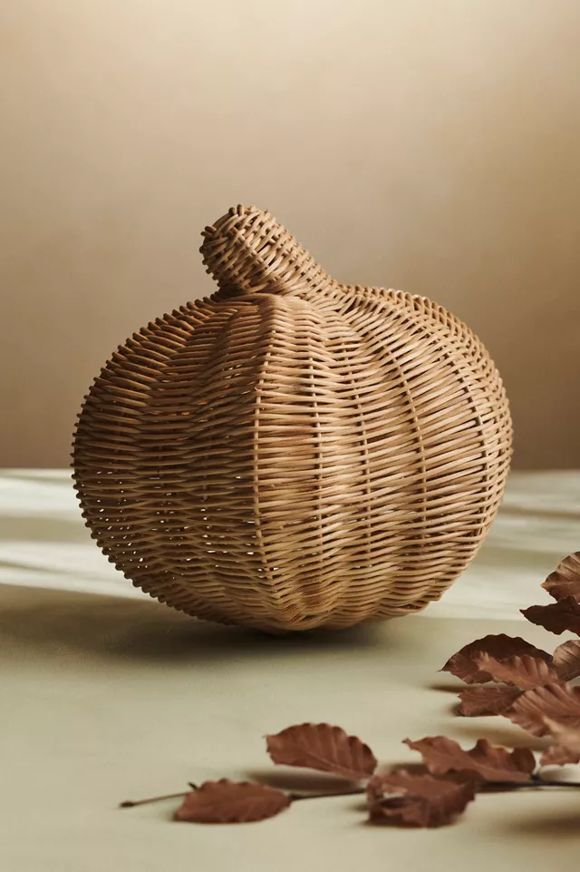Terrain Wicker Pumpkin