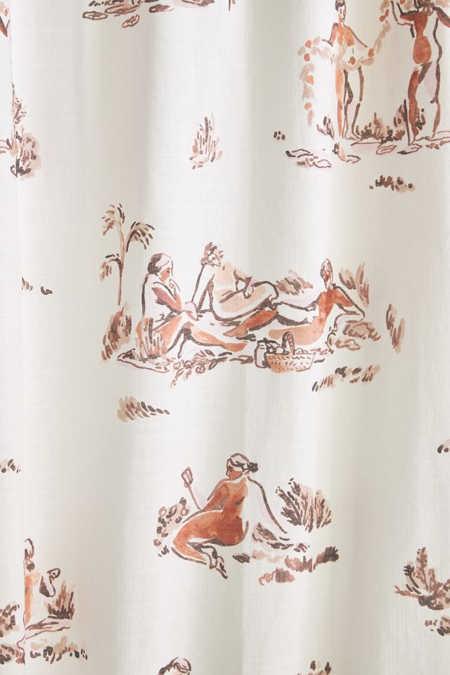 Ernestine Organic Cotton Shower Curtain #1