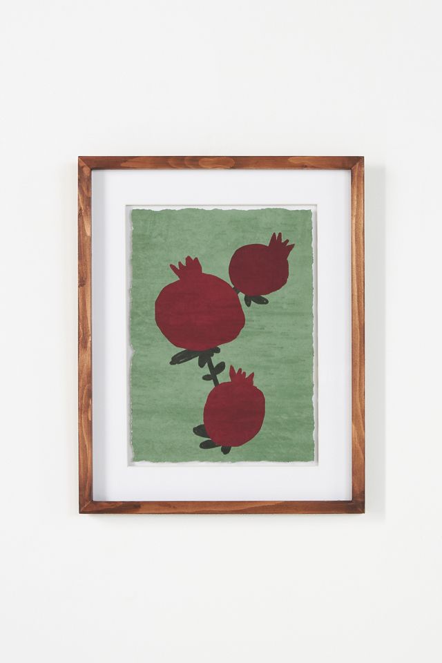 Pomegranate Trio Wall Art #1
