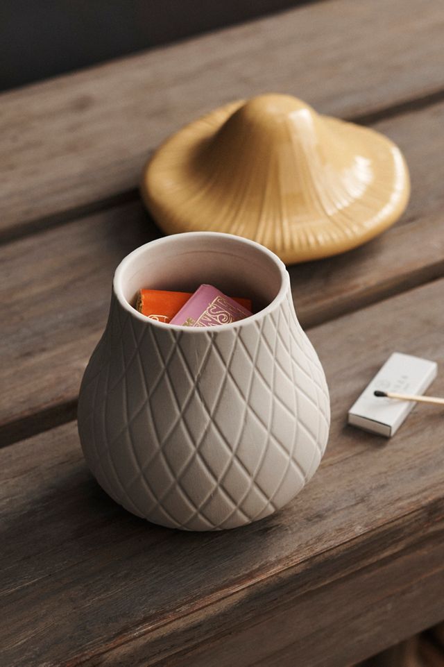 Mushroom Jar, Cream #1