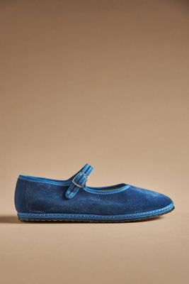 Vibi Venezia Mary Jane Flats In Blue