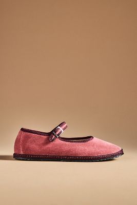 Shop Vibi Venezia Mary Jane Flats In Pink